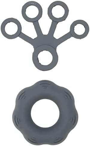 Fortalecedor de punho para as mãos, silicone flexível e lavável para o exercício de dedos para idosos para mãos fracas