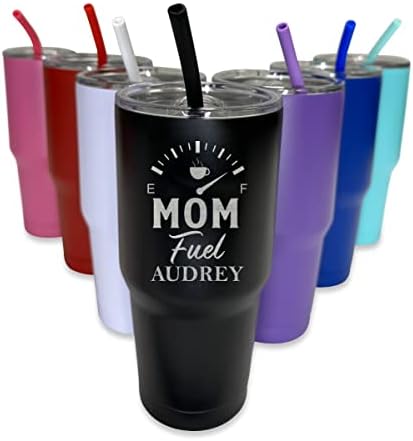 Tumbler personalizado para mamãe, presente para ela, copo de tumbler gravado personalizado 30 onças, caneca de viagem personalizada