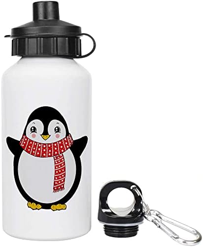 Azeeda 600ml 'Penguin em lenço' Redução de água / bebida reutilizável