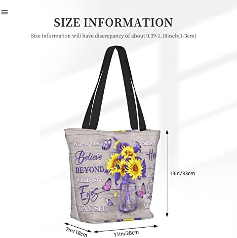 Bolsa Bíblia Senrolan Bag da Bolsa Reutilizável Cristã Bag Sacos Inspirados Escrituras para Mulheres Mães Dia