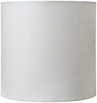 Aspen Creative 31241a Transition tamble Shape Spider Construction Lamp Shade em branco, 8 de largura