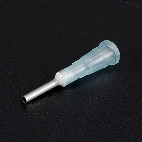 Uxcell Industrial Blunt Tip Dispensing Needle com trava Luer para pistola de cola líquida, 14g 1/2 , 10 pcs