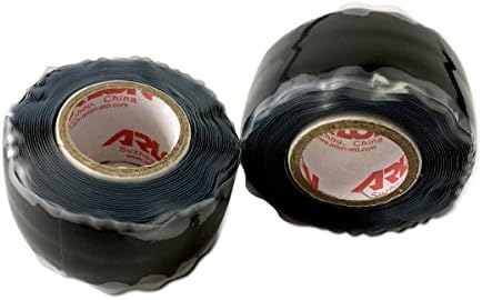 Arlon Silicone Fusing Fusing Tapes Fitas de borracha de amalgamação para pacote de embalagem subaquática da haste de pesca de tubo de emergência de 2 de 2