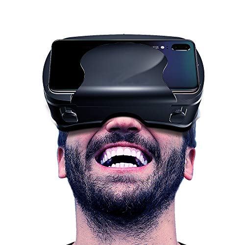 Loocoo 3D Pro VR óculos, óculos de realidade virtual, jogador de VR visual de tela cheia, óculos de VR de grande ângulo, adequados