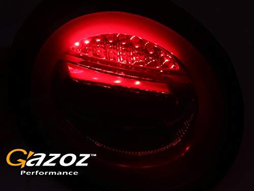 Luzes traseiras LED de desempenho de Gazoz com indicadores seqüenciais para 98-05 Novo Beetle - fumado
