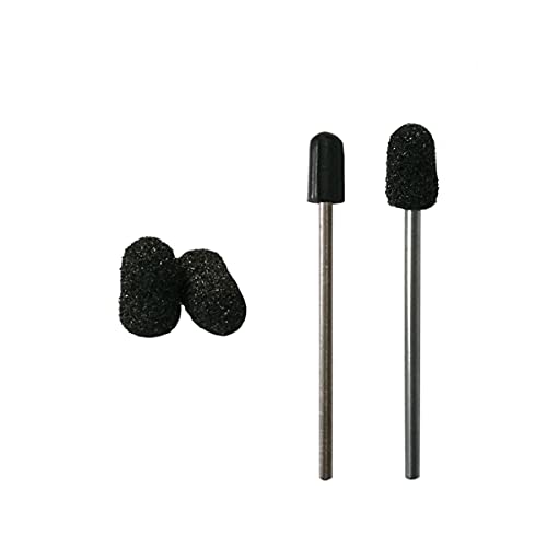 Ijunwin Pedicure Caps abrasivos/tampas de lixamento 10pcs φ5 para arquivamento de unhas de manicure e remoção de calos de pedicure