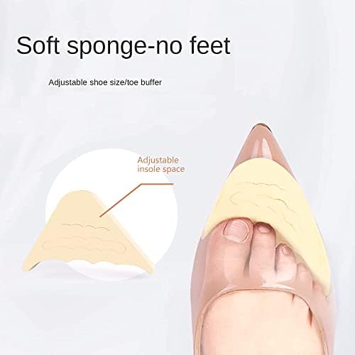Soogree reutiliza inserções de preenchimento do dedo do pé, sapatos de plugue de toe ajustáveis ​​inserções muito grandes para homens bombas de bombas tênis tênis