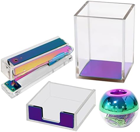 Conjunto de kits de acessórios para mesa do MJWDP do pacote de pausas de papelaria de fita de stapleler de mesa