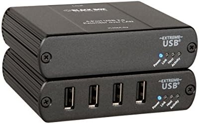 Black Box USB 2.0 Extender 4 Port Catx/LAN