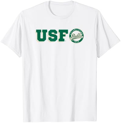 Universidade do Sul da Flórida USF Bulls Block Text T-shirt