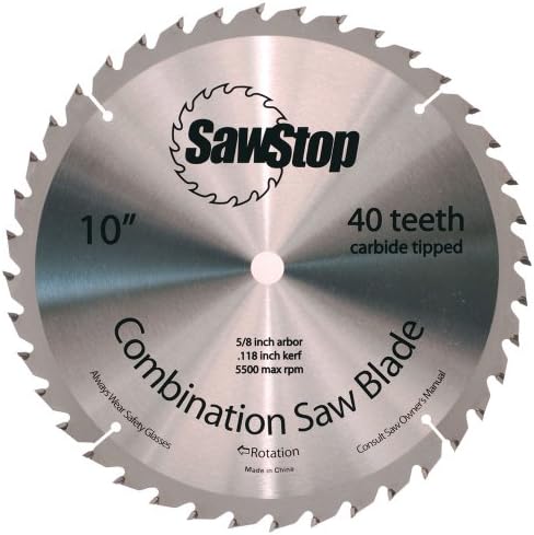 Sawstop Circular Saw Blade, 40 dentes, madeira