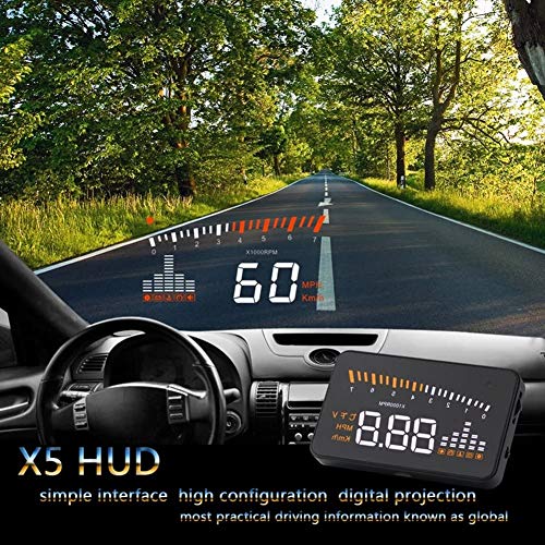 Heads Up Display para carro, carro caminhão OBD II HUD CABEÇA EXPERIÇÃO DOBRE COLA LED SPEEL SPEEN AVISO SISTEMA GPS CABE