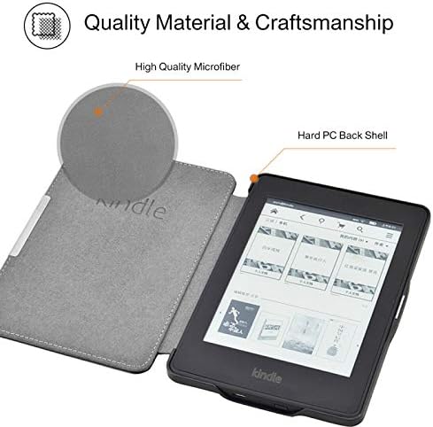 Zengcang Kindle Capa PU Couro - Caso de capa inteligente SMA