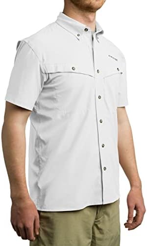 Whitewater Lightweight Wicking Wicking Short Sleeve Fishing Shirt With UPF 50