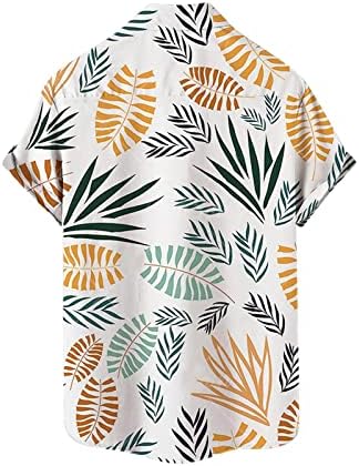 Camisas de treino de verão bmisegm para homens férias de verão masculino tendência de moda de praia lazer 3d pijama digital curto