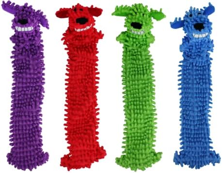 Loofa leve de 12 polegadas da Multipet, sem brinquedos de cachorro, cores variadas