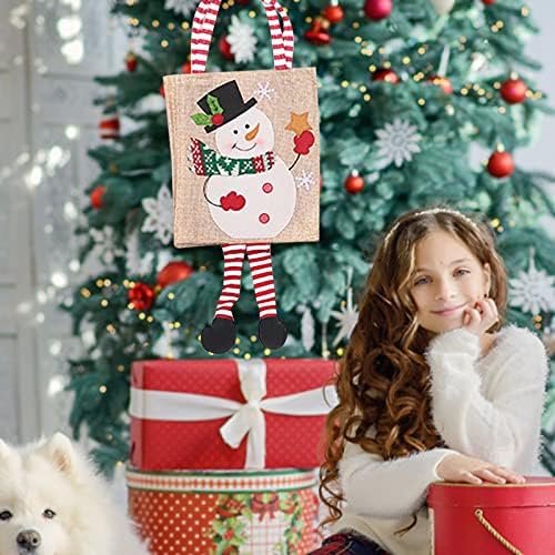Bolsa Afeidd com alça e etiqueta de lanches de festas de festas para crianças garotas The Christmas Shoppe Garland