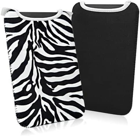 Caixa de onda de caixa para o leitor de e -books de elonex 7 705eb - roupas de pelúcia zebra, manga macia acolchoada com estampa de animal,