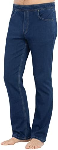 Jeans masculinos de pijamajeus - calça elástica de calça