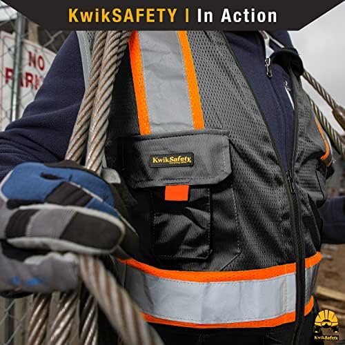 Kwiksafety - Charlotte, NC - colete de segurança Big Kahuna | Base & Limited Edition Design digital | Classe 2 EPI ANSI testou OSHA