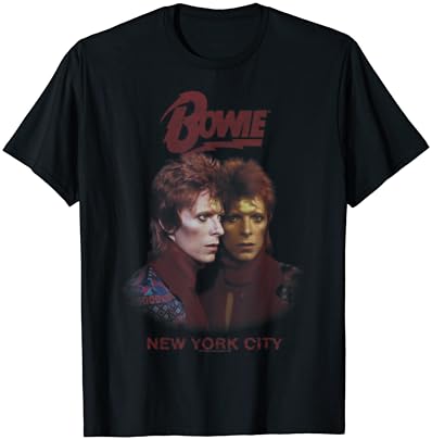 David Bowie - camiseta da turnê de Nova York
