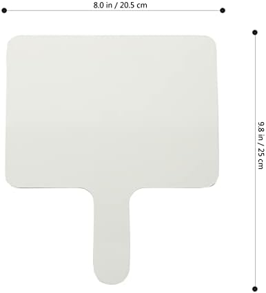 StoBok Dry Apagar Paddle Whiteboard, 2pcs Placas de escrita de duas lados