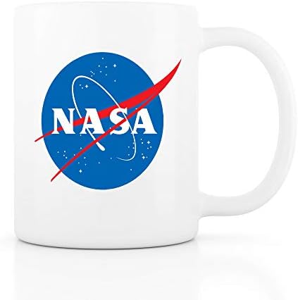 Caneca oficial da NASA 11oz branca