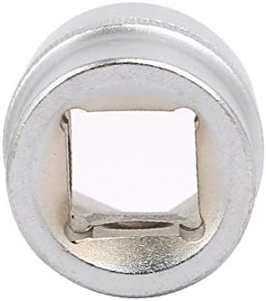 X-Dree 1/2 polegada de acionamento quadrado 21mm 6 ponto Adaptador de impacto Tom de prata 2pcs (acionamento quadrado
