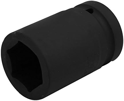 Ferramentas quadradas de manual quadradas de 1 polegada Aexit acionam 34 mm HEX INTERNO 80mm Comprimento CR-MO Aço Black Impact Socket