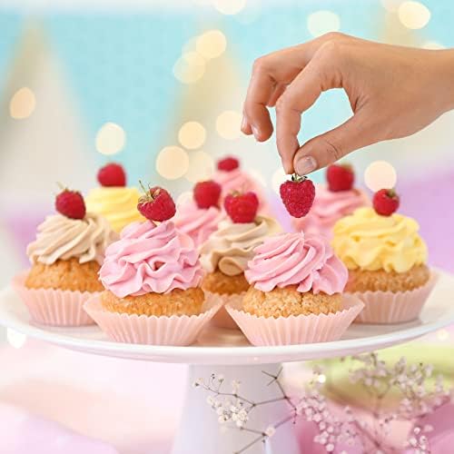 Cokiecan 1000 PCs Mini revestimentos de cupcakes brancos pequenos revestimentos de muffin sem cheiro de papel de papel de graxa premium wrappers