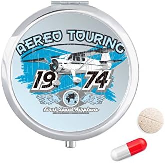 1974 Plano Areeo Touring Padring Pill Case Pocket Medicine Storage Caixa de contêiner Dispensador