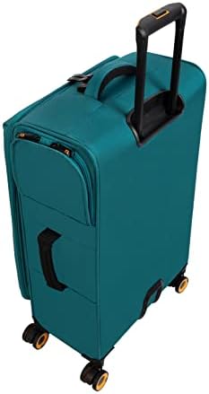 A bagagem simultânea 27 Softside Checked 8 Wheel Expandable Spinner, Harbor Blue
