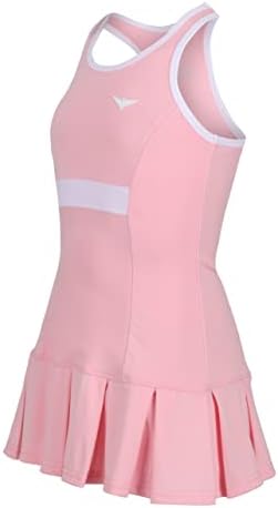 Vestido de tênis rosa de garotas bace vestido de tênis branco vestido de golfe garotas vestidos de tênis vestido de tênis