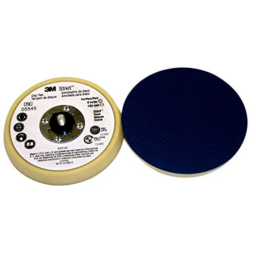 Cubitron II Stikit Low Perfil Acabing Disc Plaw - Para discos de apoio adesivo - almofada de backup de acabamento metálico - 5 'x 11/16' x 5/16-24 externo - 5545