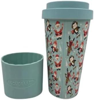 Volraft Santa Penguin Coffee & Tea Cup - Coleção de férias de Natal