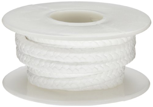 Palmetto 1367h Series PTFE sem lobritação com compressão de vedação de embalagem, branco, 1/2 quadrado, 25 'de comprimento