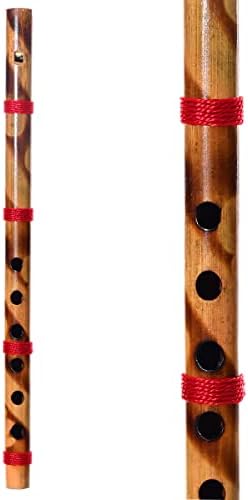 Decorativo tradicional artesanal de madeira de bambu de madeira Basuri Instrumento musical indiano para presentes e decoração