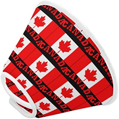 Canadá Maple Flag Print Cone Cone Recuperação Elizabeth Collar Protective for After Surgery