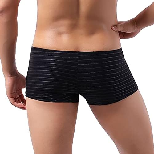 Men cuidas de roupas íntimas de moda masculina de moda masculina Trend the -cister boxer listras coloridas roupas íntimas masculinas