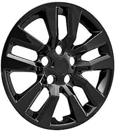 UPERSUPP 16 '' Black Hubcap Hublaves Set de 4