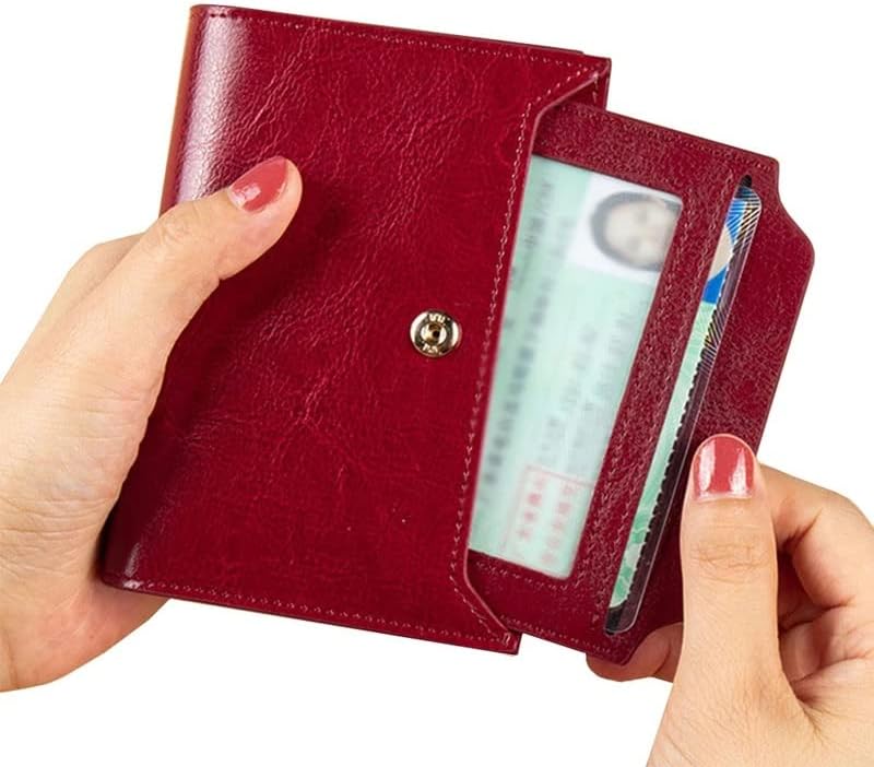 CCBUY Women Wallet Leather Retro Girls Wallet Zipper curto fofo bolsa de moedas para mulheres