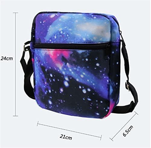 Zapion Teen Boys Lionel Messi Bookbag-Waterproof Canvas School Backpack+Bolsa de ombro+Lápis Conjunto para Aluno