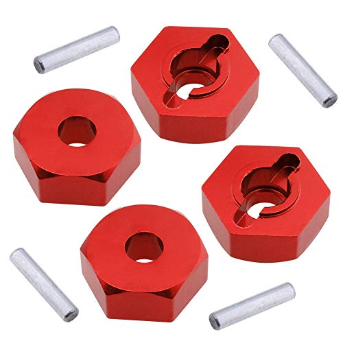 Hobbypark Aluminium 12mm Whex Hex Nuts & M4 Locks para 1/10 escala RC Caminhão de carro de carro Buggy curta curto