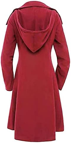 Firero Women Faux Wool Coat Warm Slim Fit Jacket