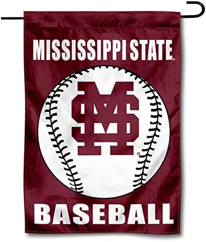 Mississippi State Bulldogs Bandeira e banner de jardim de beisebol