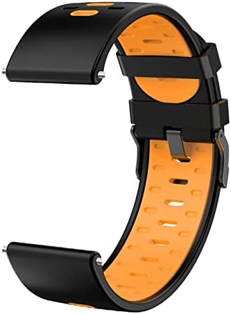 Tiras de silicone de 22 mm Cysue para Suunto 9 Peak Outdoors Sport Smart Watch Breathable for Coros Vertix Substitui