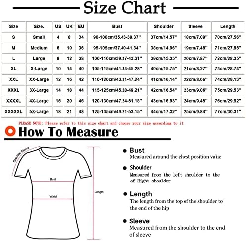 Wenini Tunic Bloups for Women - Camisas femininas Manga curta V Camiseta Botão do gradiente de camisa para mulheres camisetas
