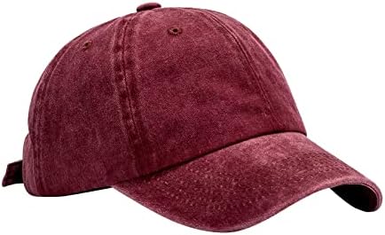 Capinho de beisebol angustiado para homens e mulheres, chapéu de golfe vintage, chapéu de etapa do vento Snapback Trucker Hat Hat Hat