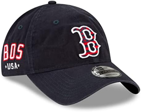 New Era Boston Red Sox Ajustável 9Fifty MLB Bill Flat Bill Baseball Cap 950