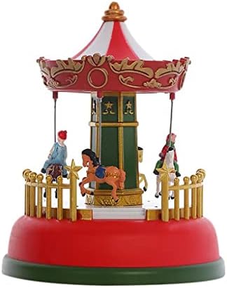 Caixa de música de natal dlvkhkl com sala de decoração de sala de férias ornamentos de férias presente de decoração de decoração